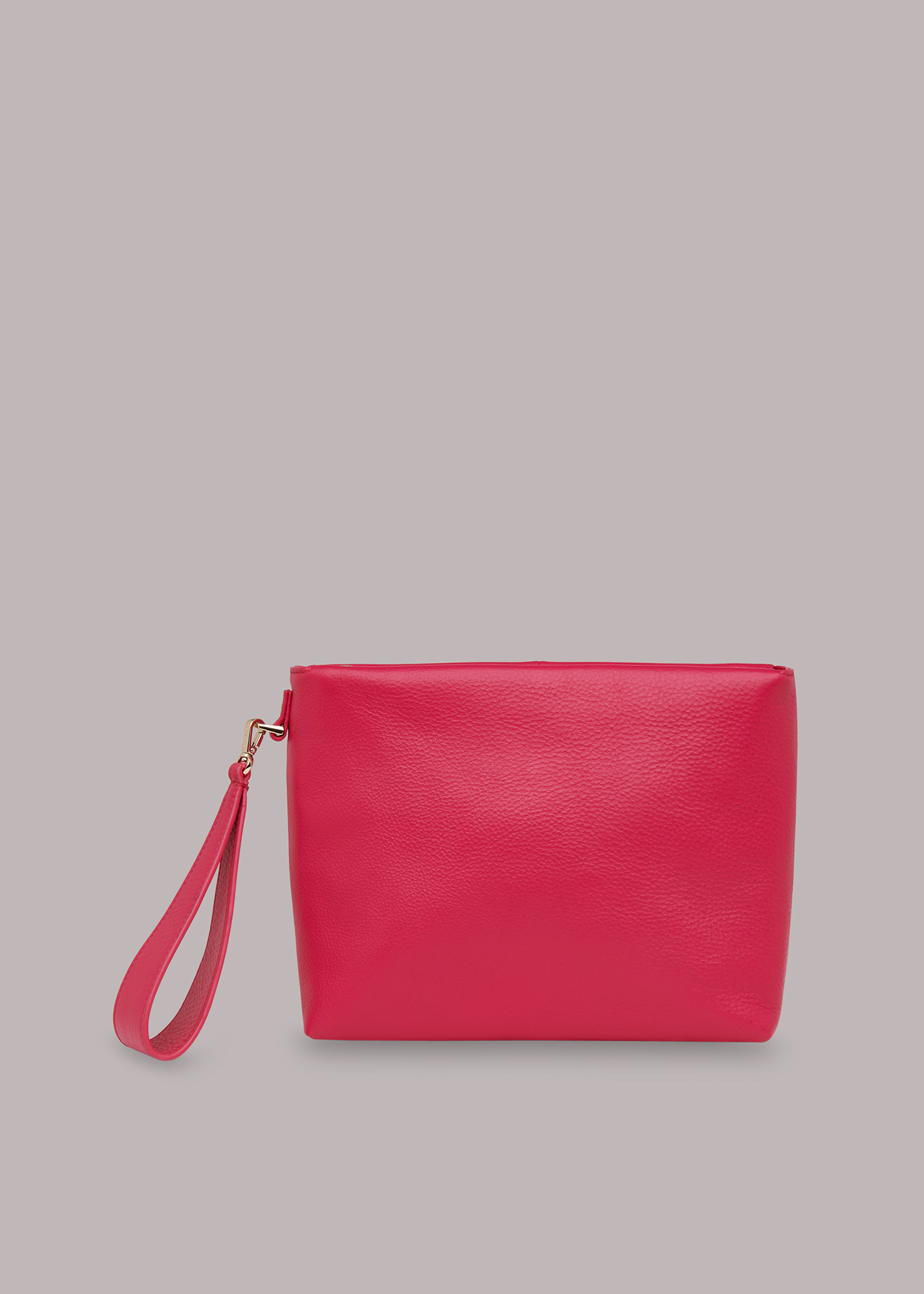 Whistles Women's Pink Avah Zip Top Clutch 
