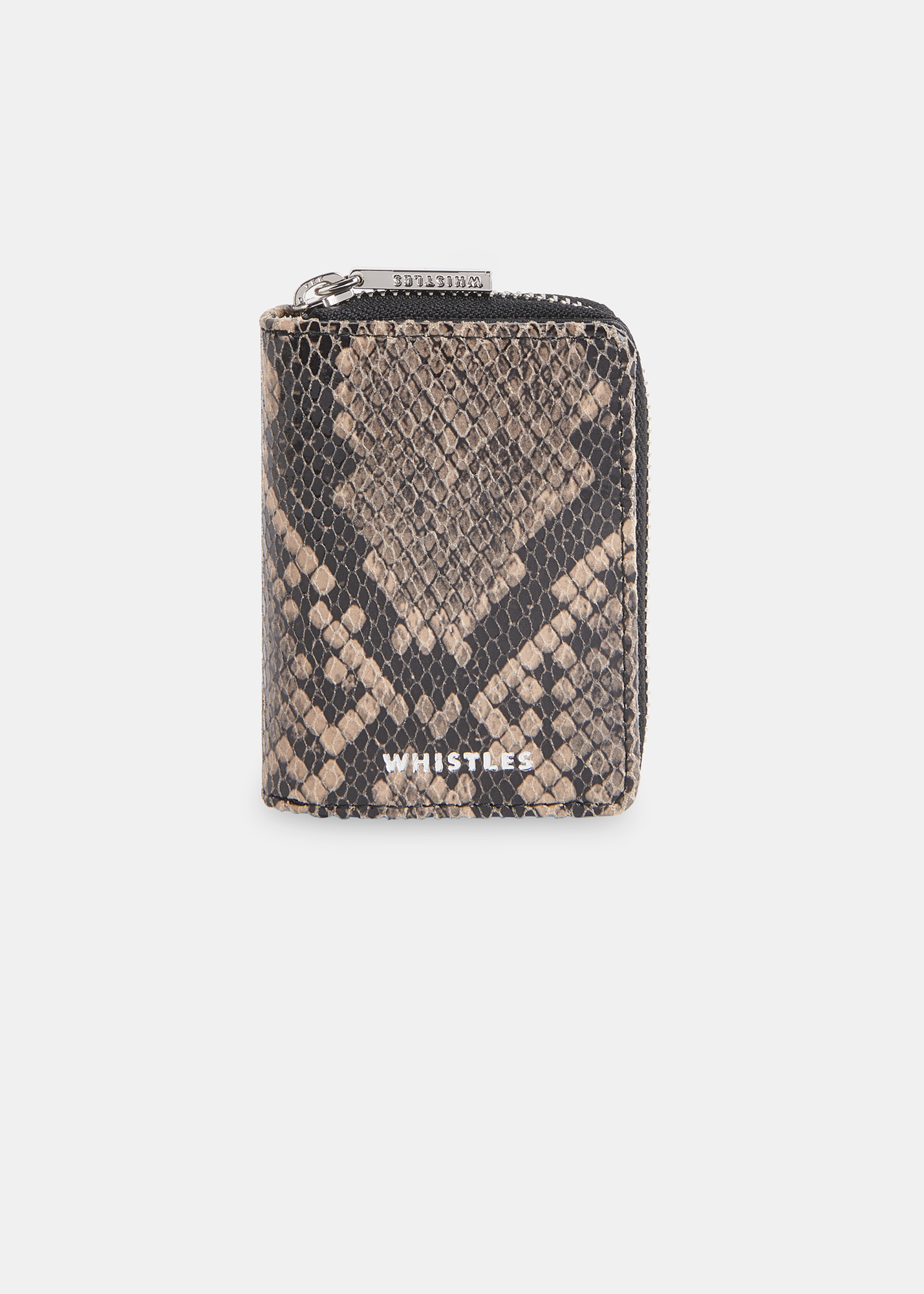 Whistles Women's Multicolour Koa Snake Compact Purse 